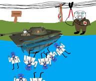 arm blue_skin crying drowning east_germany fdj germany grass hand holding_object lake leg pt-76 stasi subvariant:wholesome_soyjak tank tongue uniform variant:bernd variant:gapejak water // 2555x2167 // 1.5MB