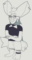 FPEgem Petunia crown fundamental_paper_education furry rabbit smug tail that_one_fucking_picture_of_nate_being_a_smug_little_bastard variant:soyak // 690x1291 // 51.1KB