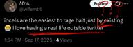 2025 arrow brown_skin clickbait ext=mp4 laughing september september_17 soyjak text twitter variant:cobson video wifemtrl_(twitter) // 1992x720, 12.5s // 823.7KB