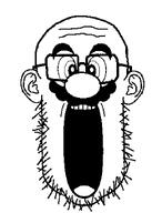 ear glasses mario mustache open_mouth soyjak stubble super_mario variant:marv video_game // 648x850 // 5.8KB