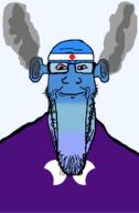 angry bald bloodshot_eyes blue blue_skin calm closed_mouth ear flag flag:gunma flag:japan fume glasses gunma japan ogre_ears seethe smoke soyjak stretched_chin stubble template todofuken transparent_background variant:markiplier_soyjak // 823x1250 // 51.7KB