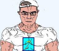 king_terry subvariant:muscular_chud templeos terry_davis variant:chudjak // 1059x929 // 116.7KB