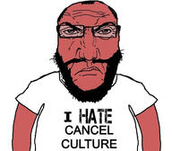 angry arm beard cancel_culture closed_mouth clothes glasses heart i_hate punisher_face red_skin soyjak subvariant:science_lover text tshirt variant:markiplier_soyjak // 970x850 // 309.8KB