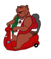 arm belly breasts brown_pants brown_skin clothes countrywar driving ear fat flag:israel flag:mexico foot full_body hand leg lips mcdonalds meximutt mobility_scooter mutt open_mouth redraw satoko_houjou(namefag) scooter sleeveless_shirt soyjak stubble subvariant:impish_amerimutt variant:impish_soyak_ears walmart wheel // 880x1008 // 30.7KB