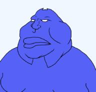 blue_skin discord fat no_pupils obese soyjak transparent_background variant:meximutt // 888x849 // 13.3KB