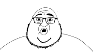 bald beard fat glasses obese open_mouth variant:impish_soyak_ears variant:meatmutt // 1386x788 // 50.7KB