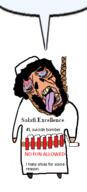 arab arm beard bloodshot_eyes bomb brown_eyes brown_skin crying deformed hair hanging islam leg open_mouth rope shia soyjak speech_bubble speech_bubble_empty subvariant:brunetto suicide text turban variant:bernd wahhabism // 229x504 // 43.8KB