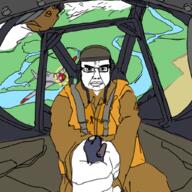 bf109 front_facing larp mustang plane variant:chudjak world_war_2 // 1024x1024 // 583.4KB