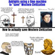 antiquity armor authright catholicism cross crying emperor fat gun julian_the_apostate lorica_musculata lutheran martin_luther nordic_chad paganism painting priest protestant roman_empire rome time_machine variant:cryboy_soyjak variant:fatjak variant:soyak west wordswordswords yellow_hair // 1024x1024 // 175.1KB