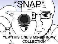 camera clothes english_text eyebrows facing_front finger forehead_lines glasses holding_object object smirk stubble template variant:soyak // 1080x810 // 20.0KB