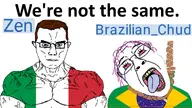 2soyjaks ack ack! brazil brazilian_chud_(user) buff difference flag:brazil flag:italy gums italy meta:namefags muscles muscular_male rope sloptranwnbag_(namefag) subvariant:muscular_chud teeth texture tongue tranny variant:bernd variant:chudjak zen_(user) // 1280x720 // 465.0KB