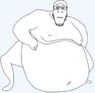 fat funny geg incrediblegassy joke obese subvariant:neutralplier variant:markiplier_soyjak // 1583x1549 // 48.1KB