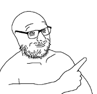 finger pointing smile stubble template variant:unknown wholesome // 676x656 // 11.8KB