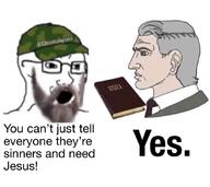 beard bible christianity glasses nordic_chad soyjak text varg_vikernes variant:soyak // 1080x964 // 77.7KB