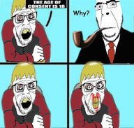 blood comic nate pink_eyes pipe text tuxedo variant:cobson variant:feraljak yellow_teeth // 888x845 // 81.9KB