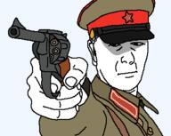 admin closed_mouth clothes communism gun hand holding_gun holding_object kuz serious subvariant:kuzjak_gun transparent_background variant:kuzjak // 362x288 // 18.2KB