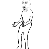 angry animated arm dance ear full_body glasses nikocado_avocado open_mouth soyjak stubble variant:imhotep white_background // 281x498 // 181.2KB