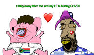 : afro arm baby beard bloodshot_eyes brown_skin clothes diaper emoticon flag glasses greentext hat heart holding_knife imperator_(user) israel judaism kippah knife leg lipstick love open_mouth pink_skin pooner purple_hair quebec queen_of_hearts self_harm south_africa subvariant:pissbaby terry_crews terry_crews(namefag) terry_crews(namepooner) terry_is_a_pooner thick_eyebrows tranny transheart variant:meximutt variant:parrotjak yellow_sclera yellow_teeth // 1920x1124 // 762.9KB