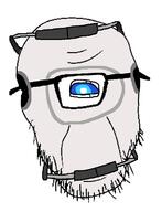 glasses handle intelligence_core meta:tagme portal portal_2 robot stubble variant:feraljak wheatley // 595x777 // 44.6KB