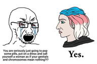 bloodshot_eyes blue_eyes crying glasses hoodie nordic_chad open_mouth soyjak stubble text tranny white_skin // 460x305 // 27.4KB