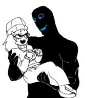 BBGHAST artist:zarzour avengers beanie blue_eyes blue_teeth buff cute glasses hair holding_object soy soyjak soylent the_master_of_stuff the_master_stuff variant:soytan wholesome woman // 855x990 // 213.7KB