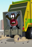 ai_but_not_completely_ai_doe artist:hotdoghead big_lips black_skin disgusting garbage garbage_truck jimbo_(namefag) meta:ai_generated meta:namefags oneshot speech_bubble variant:alicia // 464x688, 6s // 2.0MB