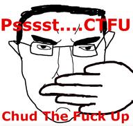 ear finger glasses hair hand soyjak text variant:chudjak // 1390x1328 // 136.5KB