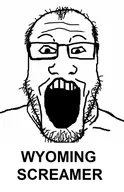 balding ext=jpg glasses open_mouth soyjak stubble variant:markiplier_soyjak white_background white_skin wyoming_screamer // 300x465 // 65.9KB
