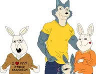 beastars bunny_ears furry haru_(beastars) legoshi pregnant rabbit series:i_love_my_hybrid_grandson subvariant:gapejak_female subvariant:impish_amerimutt variant:cobson variant:gapejak variant:impish_soyak_ears variant:shirtjak // 1106x850 // 178.2KB