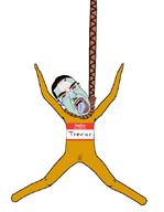 animated bloodshot_eyes crying ear glasses hanging open_mouth rope soyjak subvariant:patrick trevor(user) variant:chudjak // 516x666 // 674.6KB