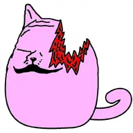 animal blood cat cat_ear closed_mouth ear nose pink_skin pinkstew_(user) snout subvariant:gapecat subvariant:gapedog subvariant:wholesome_soyjak tail transparent_background variant:gapejak whiskers // 800x800 // 208.7KB
