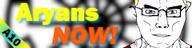 a10 a10_eyes aryan banner blur blurred_background gradient meta:240x60 old_internet series:oldnet_assets subvariant:muscular_chud sun_wheel variant:chudjak // 240x60 // 22.2KB