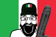 beard clothes flag:italy glasses hat italy op_is_a_mindbroken_pajeet_retard_who_is_obsessed_with_itaryans subvariant:science_lover variant:markiplier_soyjak // 1200x800 // 211.0KB