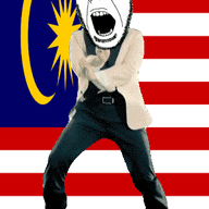 angry animated country dance flag gangnam_style glasses malaysia open_mouth soyjak stubble variant:cobson // 300x460 // 500.8KB
