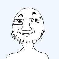 beard glasses happy stubble template variant:yakubzong yakubzongs // 1000x1000 // 17.9KB