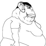 closed_mouth ear fat glasses hair lips mutt series:muttverse side_profile subvariant:branigger subvariant:meximutt_side template variant:brandon variant:meximutt // 1052x1036 // 32.8KB