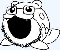 ear full_body glasses hoenn monster open_mouth pokemon seal soyjak spheal stubble variant:unknown video_game // 349x293 // 25.5KB