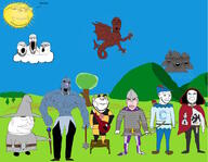 anbennar archer bard blue_skin bow cloud dagger elf eu4 fantasy frown knight landscape mace mandolin multiple_soyjaks punisher_face smile stubble subvariant:wholesome_soyjak sun sword troll tusks variant:chudjak variant:cobson variant:feraljak variant:gapejak variant:impish_soyak_ears variant:markiplier_soyjak variant:nojak variant:tony_soprano_soyjak wand weapon wizard wyvern // 3126x2432 // 1009.0KB