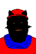 cat_ear clothes hat jimbo_(namefag) meta:namefags nigger niko_(oneshot) oneshot oneshot_pedo_nigger open_mouth pixel_art pixelated red_eyes trend:slopjak vantablack variant:alicia yellow_teeth // 590x884 // 20.1KB