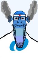 angry bald bloodshot_eyes blue blue_skin calm closed_mouth ear flag flag:japan flag:nagasaki_todofuken fume glasses japan nagasaki_todofuken ogre_ears seethe smoke soyjak stretched_chin stubble subvariant:longplier template todofuken transparent_background variant:markiplier_soyjak // 823x1250 // 57.7KB