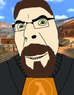 black_mesa dam gordon_freeman green_eyes half-life hev_suit lambda scientist variant:cobson // 775x1000 // 441.6KB
