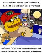 tv_4chan amphibian frog janny meme meta:not_oc nas:pepe nas:sneed nas:wojak night pepe_the_frog shitpost sneed sneed's_feed_and_seed text the_simpsons tv_(4chan) // 599x777 // 103.3KB