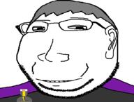 award badge beard clothes hair james looking_at_you mascot soyjak_wiki stubble subvariant:massjak variant:gapejak wiki // 600x459 // 15.5KB