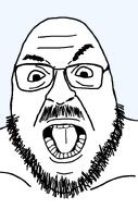 angry artist:dap_chhuon bald beard fat glasses moustache mouth_open obese remastered screaming stubble teeth thick_eyebrows tongue traced transparent_background variant:fortson white_skin wrinkles // 531x800 // 38.9KB