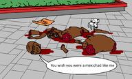 2soyjaks cartel dog gore mexico penis smug text tmd variant:bernd variant:soyak // 1026x620 // 44.2KB