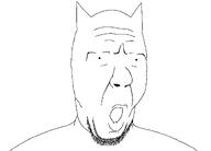 angry animal bald beard cat cat_ear dann_florek double_chin ear flintstones japan lips mr_slate no_eyebrows no_glasses open_mouth series:unfunnycreature soyjak stubble surprised the_flintstones the_flintstones_(1994) unfunny_creature variant:slatejak // 1250x900 // 79.5KB
