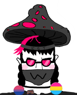 bandana bisexual blush dunchenman_(user) flag flag:bisexual_pride_flag flag:pan-african flags glasses mask meta:namefags mushroom pansexual pink_glasses queer queer_as_fuck red_glasses subvariant:chudjak_front trans transparent_background variant:chudjak // 720x886 // 100.5KB