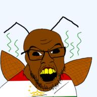 bug glasses roach smell stubble tajik tajikistan variant:feraljak wing yellow_teeth // 1620x1620 // 405.1KB
