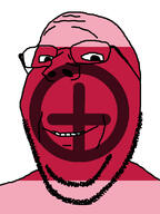 autogynephilia flag:autogynephilia glasses looking_at_you smile soyjak stubble subvariant:wholesome_soyjak tranny ttd variant:gapejak white_background // 600x800 // 202.7KB