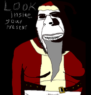 beard belt biting_lip closed_mouth clothes creepy dark night pants_down rape santa santa_hat scary subvariant:hornyson text variant:cobson // 1548x1605 // 33.4KB